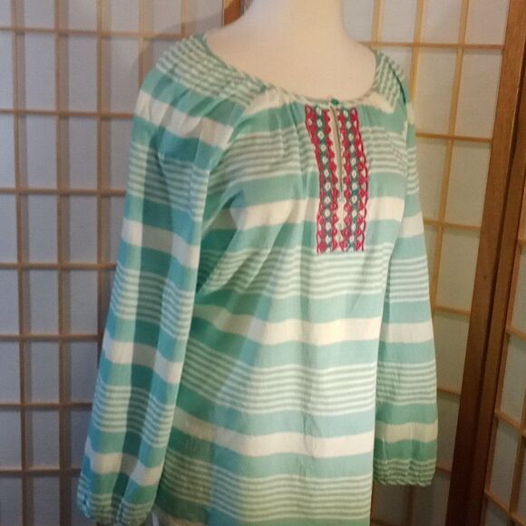 Talbots XL Aztec Beaded Blouse - Picture 16 of 16